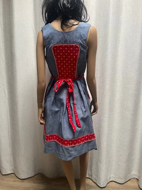 Denim October Fest  Dirndl  Dress #W121  Includes  AUS POSTAGE